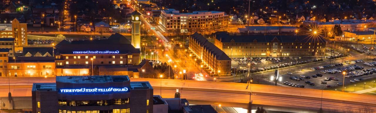 The GVSU Robert C. Pew Grand Rapids campus.